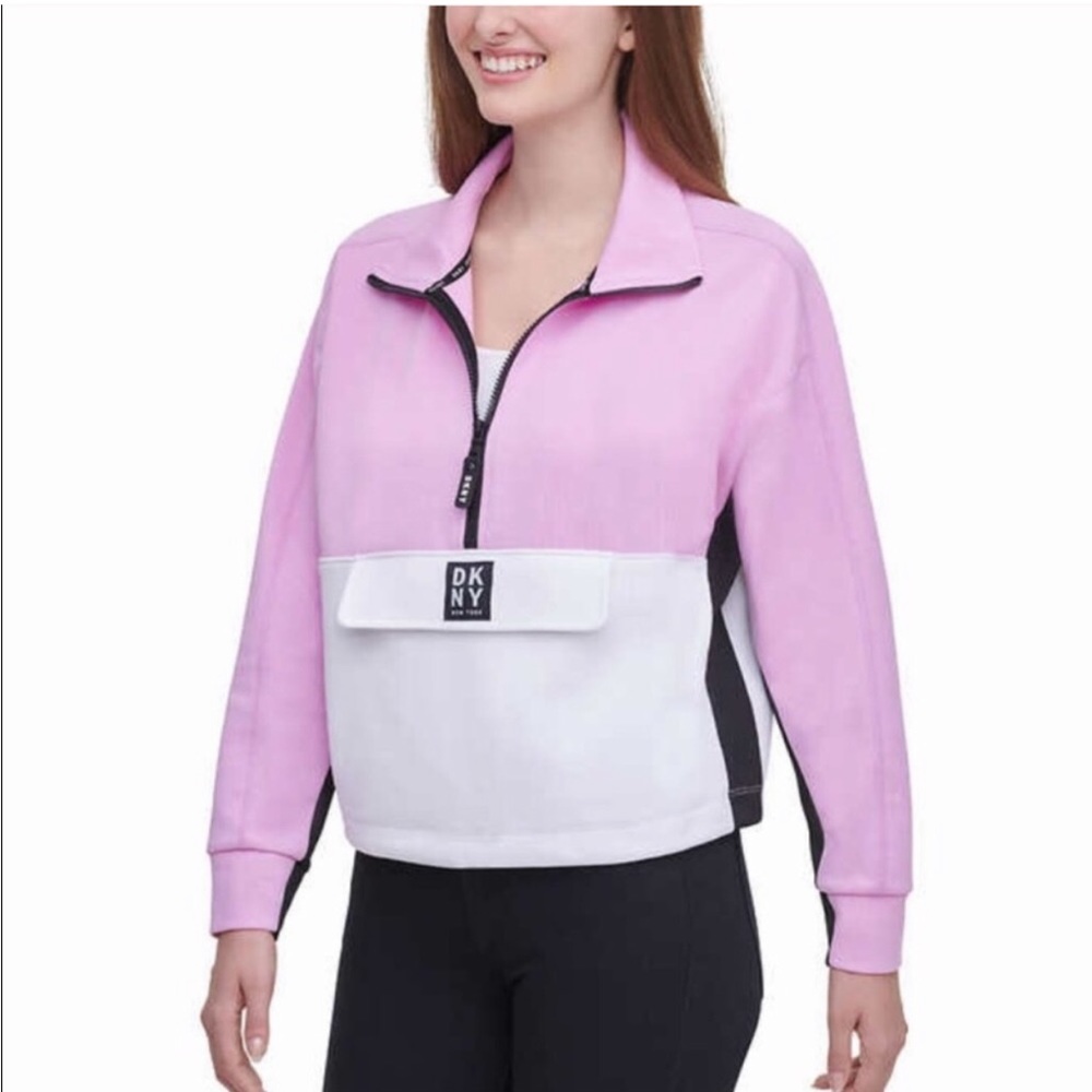 DKNY half zip sweater